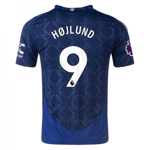 adidas Manchester United Rasmus Højlund Away w/ EPL Patch 24/25 (Night Indigo)