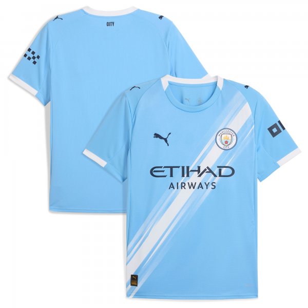 Manchester City Puma 2025/26 Home Replica Jersey - Sky Blue