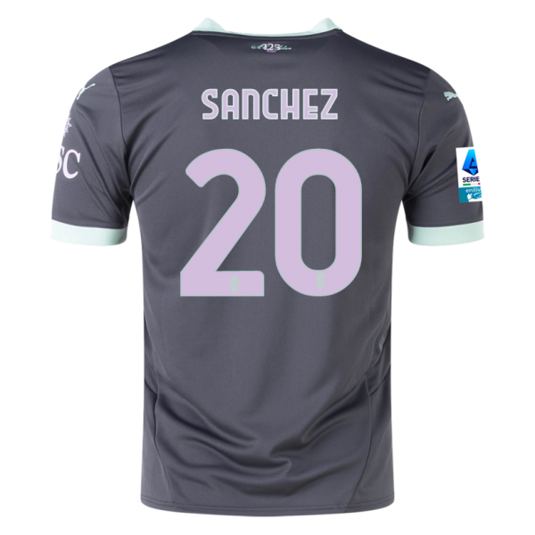 Puma AC Milan Alejandro Jimenez Sanchez Third Jersey w/ Serie A Patch 24/25 (Shadow Gray/Fresh Mint)