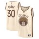 Men's Golden State Warriors #30 Stephen Curry Fanatics Tan 2025/26 City Edition Fast Break Jersey