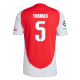 adidas Arsenal Thomas Partey Home Jersey w/ Champions League Patches 24/25 (Better Scarlet/White)