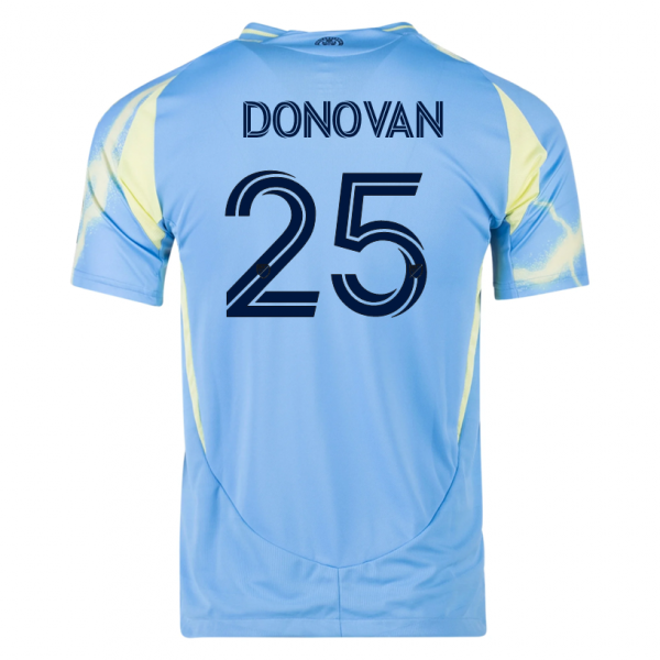 adidas Philadelphia Union Chris Donovan Away Jersey 25/26 (Blue/Yellow)