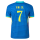 Nike Brazil Vini Jr. Away Jersey 24/25 Soar/Dynamic Yellow)