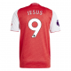 adidas Bukayo Gabriel Jesus Arsenal FC Home Jersey 25/26 w/ EPL Patch (Better Scarlet/White