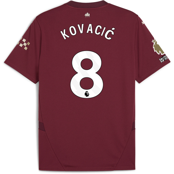 Puma Manchester City Mateo Kova?i? Third Jersey w/ EPL + No Room For Racism + Club World Cup Patches24/25 (Dark Jasper)