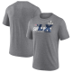 Men's New England Patriots  Heather Gray Super Bowl LX Made It Tri-Blend T-Shirt
