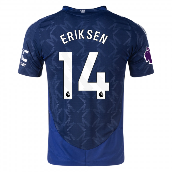 adidas Manchester United Christian Eriksen Away w/ EPL Patch 24/25 (Night Indigo)