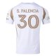 adidas Sergi Palencia LAFC Away Jersey w/ MLS + Apple + Ford Logo 25/26 (White/Gold)