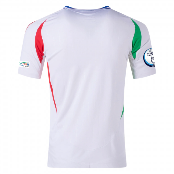 adidas Italy Away Jersey w/ Euro 2024 Patches 24/25 (White)