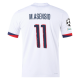 Nike Paris Saint-Germain Marco Asensio Away Jersey w/ Champions League Patches 24/25 (White/Midnight Navy)