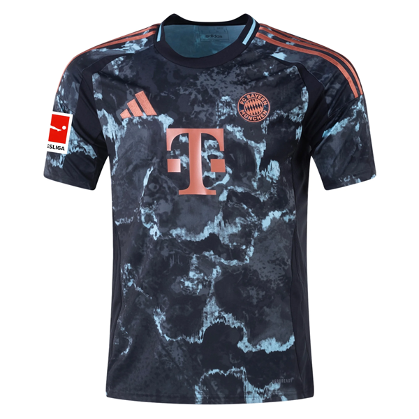 adidas Bayern Munich Arijon Ibrahimovi? Away Jersey w/ Bundesliga Patch 24/25 (Black/Copper/Blue)