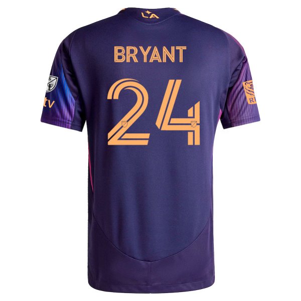 adidas Kobe Bryant LA Galaxy Away Jersey w/ MLS + Apple TV + RBC Sponsor 25/26 (Purple)