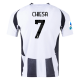 adidas Juventus Federico Chiesa Home Jersey w/ Serie A Patch 24/25 (White/Black)