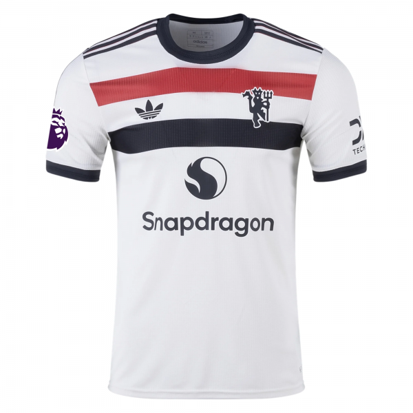 adidas Manchester United Lisandro Martinez Third Jersey w/ EPL Patch 24/25 (Off White)