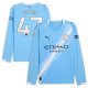 Phil Foden Manchester City Puma 2025/26 Home Replica Long Sleeve Player Jersey - Sky Blue