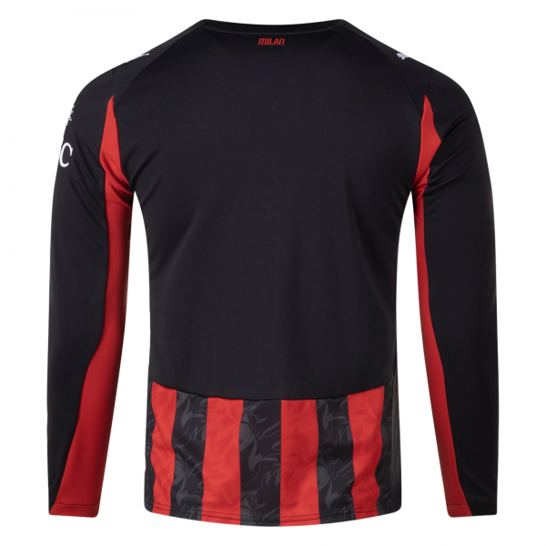 Puma AC Milan 25/26 Long Sleeve Home Jersey (Red/Black)