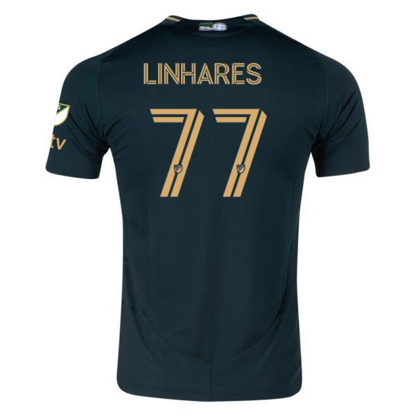 adidas Kyle Linhares Portland Timbers Home Jersey w/ MLS & Apple Patch 25/26 (Green/Gold)