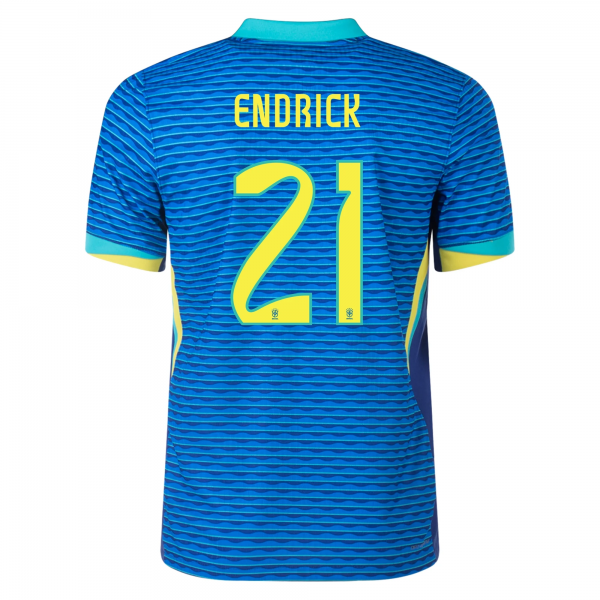 Nike Brazil Endrick Away Jersey 24/25 Soar/Dynamic Yellow)
