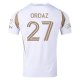 adidas Nathan Ordaz LAFC Away Jersey w/ MLS + Apple + Ford Logo 25/26 (White/Gold)