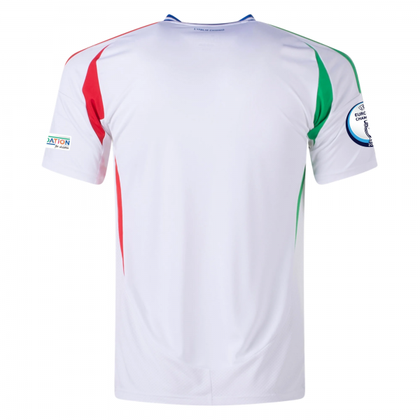 adidas Italy Away Jersey w/ Euro 2024 Patches 24/25 (Blue)
