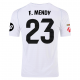 adidas F.Mendy Real Madrid Home Jersey w/ La Liga Patches 24/25 (White/Black)