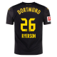 Puma Borussia Dortmund Julian Ryerson Away Jersey w/ Bundesliga Patch 24/25 (Puma Black/Faster Yellow)
