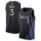 Men's Unisex Dallas Mavericks #3 Anthony Davis Nike Black 2025/26 Swingman City Edition Jersey