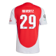 adidas Arsenal Kai Havertz Home Jersey w/ Champions League Patches 24/25 (Better Scarlet/White)
