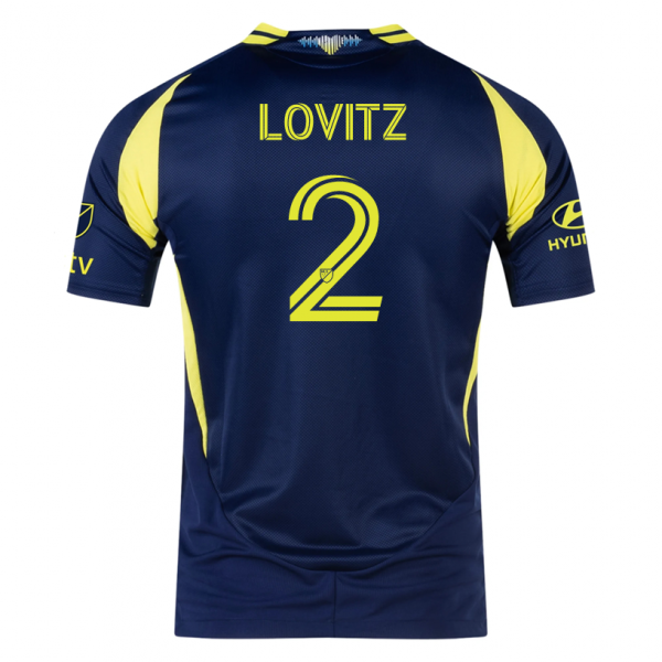 adidas Nashville Dan Lovitz Away Jersey w/ MLS + Apple TV 25/26 (Tena Blue)