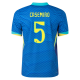 Nike Brazil Casemiro Away Jersey 24/25 Soar/Dynamic Yellow)