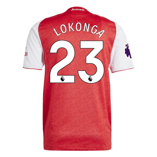 adidas Albert Lokonga Arsenal FC Home Jersey 25/26 w/ EPL Patch (Better Scarlet/White