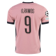 Nike Paris Saint-Germain Authentic Gon?alo Ramos Third Jersey w/ Champions League Patches 24/25 (Rust Pink/Black)