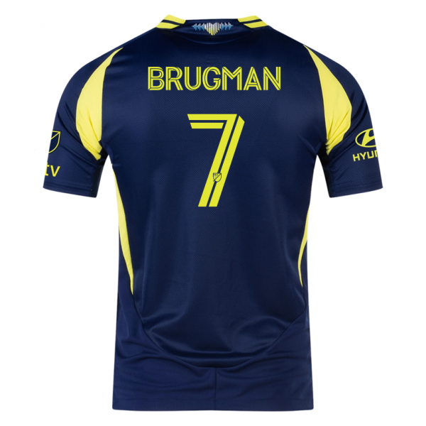 adidas Nashville Gastón Brugman Away Jersey w/ MLS + Apple TV 25/26 (Tena Blue)