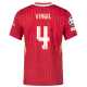 Nike Liverpool Match Virgil van Dijk Home Jersey w/ Champions League Patches 24/25 (Gym Red/Chrome Yellow)