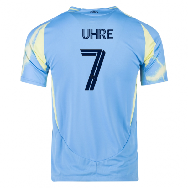 adidas Philadelphia Union Mikael Uhre Away Jersey 25/26 (Blue/Yellow)
