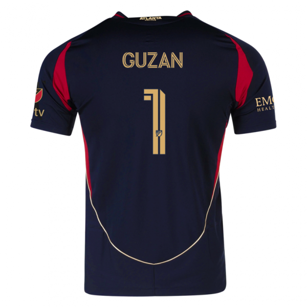 adidas Brad Guzan Atlanta United Home Jersey w/ MLS Patches 25/26 (Red/Black)