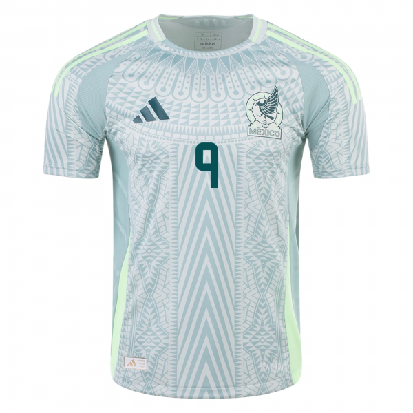 adidas Mens Mexico Raúl Jiménez Away Jersey 24/25 (Linen Green)