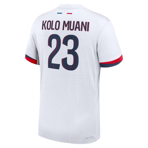 Nike Paris Saint-Germain Kolo Muani Away Jersey 24/25 (White/Midnight Navy)