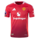 adidas Manchester United Authentic Antony Home Jersey w/ EPL + No Room For Racism Patches 24/25 (MUFC Red/Bright Red)