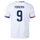 Nike Mens United States Jesus Ferreira Match Home Jersey 24/25 (White/Obsidian)