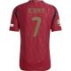 adidas Belgium Kevin De Bruyne Home Jersey w/ Euro 2024 Patches 24/25 (Burgundy)