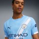 Puma Manchester City 25/26 Authentic Home Jersey w/ EPL + Sponsor Patch (Team Light Blue/White)