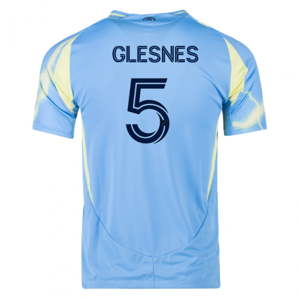 adidas Philadelphia Union Jakob Glesnes Away Jersey 25/26 (Blue/Yellow)