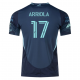 adidas P. Arriola Seattle Sounders Away Jersey 25/26 w/ MLS Patches & Sponsor (Aura Ink)