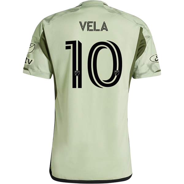 adidas LAFC Carlos Vela Away Jersey w/ MLS + Apple TV + Ford Patches 24/25 (Magic Lime)