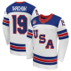 Men's USA Hockey Matthew Tkachuk Nike White 2026 Away Replica Jersey