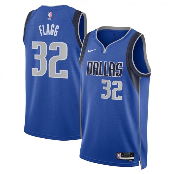 Unisex Dallas Mavericks #32 Cooper Flagg Nike Blue 2025 NBA Draft First Round Pick Swingman Jersey