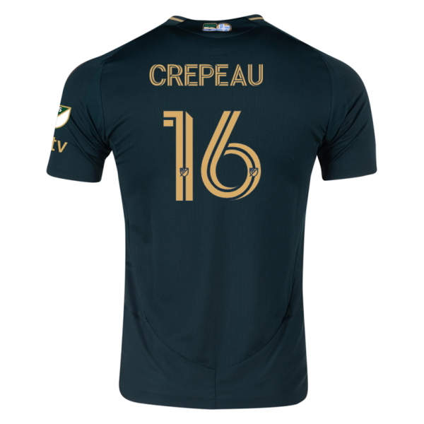 adidas Maxime Crepeau Portland Timbers Home Jersey w/ MLS & Apple Patch 25/26 (Green/Gold)