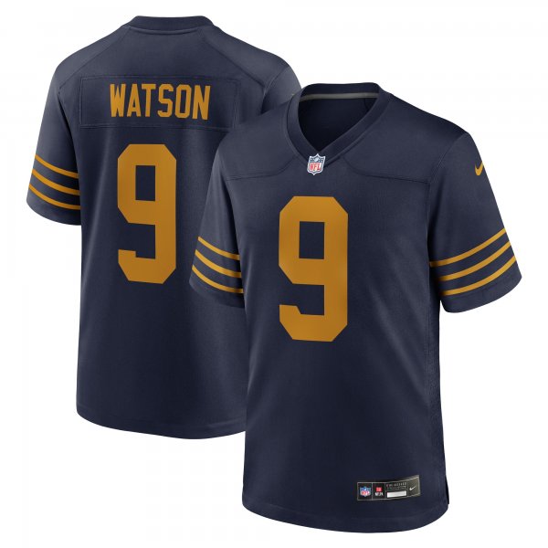 Men's Green Bay Packers #9 Christian Watson Nike Navy The 1923 Classic Game Jersey