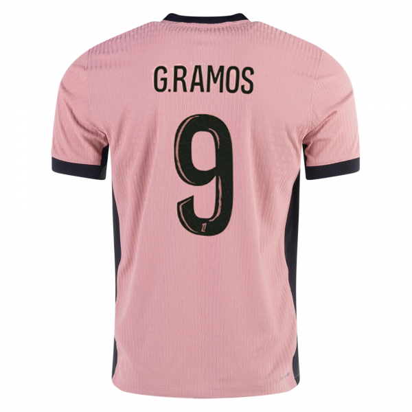 Nike Paris Saint-Germain Authentic Gon?alo Ramos Third Jersey 24/25 (Rust Pink/Black)